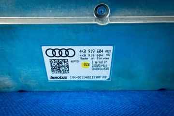 Дисплей MMI MIB2+ Audi A6 4K A7 4K8 4K0919604