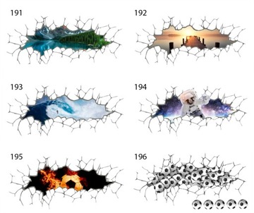 3D наклейки на стену Дыра в стене XL