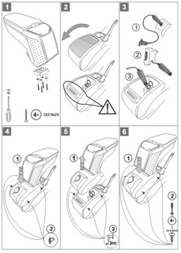 Подлокотник Armster II Ford B Max 2015 г.в.