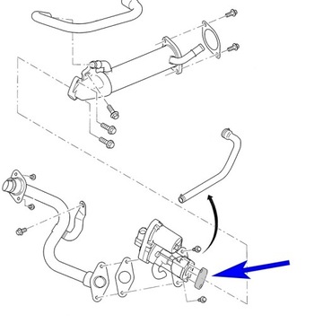 Заглушка EGR Transit Boxer Ducato Jumper 2.2 2.4