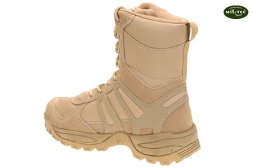 Mil-Tec Męskie Skórzane Buty Wojskowe Taktyczne Ochrona Gen. II Khaki 46