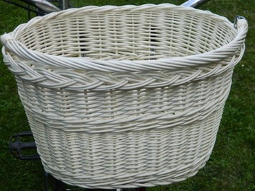 Передняя корзина для велосипеда BIKE BASKET маленькая, БЕЛАЯ