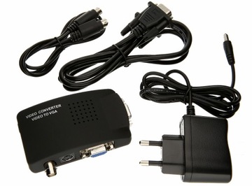 BNC S-VIDEO VGA AV — КОМПЛЕКТ ПРЕОБРАЗОВАТЕЛЯ СИГНАЛА VGA