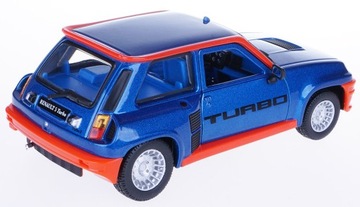 RENAULT 5 TURBO МЕТАЛЛ МОДЕЛЬ BBURAGO 1:24 СИНИЙ