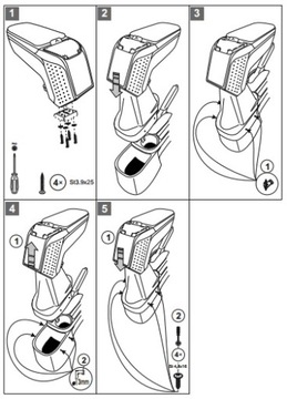 фото thumb №11, Підлокітник метал підлокітник armster 2 чорний toyota yaris 2014-