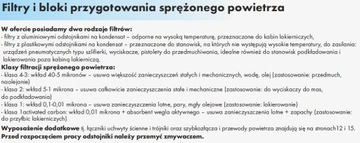 Блок-фильтр сжатого воздуха, итальянский покрасочный цех