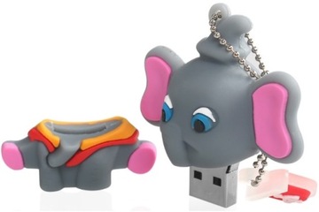 PENDRIVE USB 64 GB SŁOŃ SŁONIĄTKO SSAK ZWIERZE