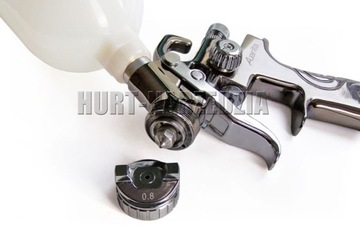 MINI Pistolet lakierniczy HVLP MP-350 dysza 0,8