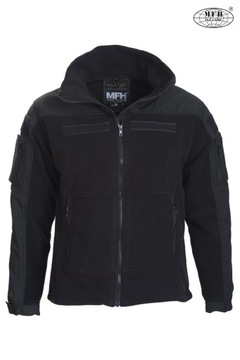 BLUZA Taktyczna POLAR Windstopper MFH - Czarna 3XL