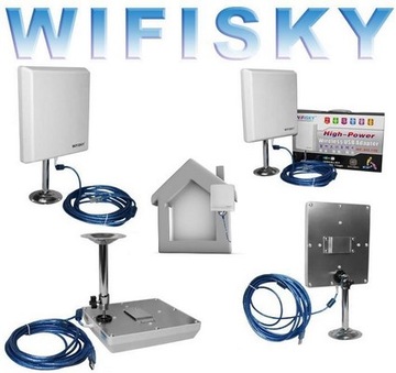 АКТИВНАЯ АНТЕННА WiFi SKY 5м USB ИНТЕРНЕТ 10км 2 ГОДА