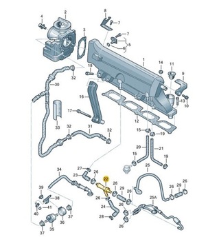 КЛАПАН ДАВЛЕНИЯ ИСПОЛНИТЕЛЬ VW AUDI 1.8 4.2 058133753