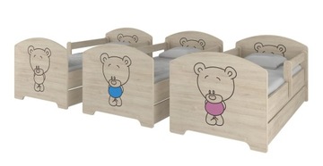 Детская кроватка OSKAR BABY BOO 140x70 матрас DRAWER PB