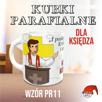 Kubek ministranta, prezent dla księdza, parafia