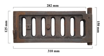 Чугунные дверцы для печей и котлов SAS 310 х 150