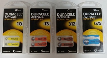 Duracell 10 13 312 675 Слуховые батарейки 60шт для слуховых аппаратов