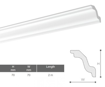 NMC LX72 Listwa wykończeniowa 70x70mm 2mb