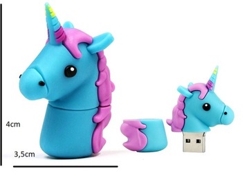 НАКОПИТЕЛЬ 32 ГБ USB 3.0 UNICORN PONY BLUE