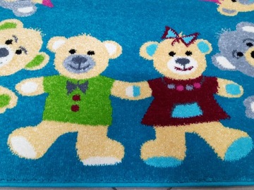 Dywan FUNKY TOP 133x180 ROB szmaragd miś w misie