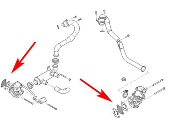 097 Заглушка EGR FORD CITROEN VOL 1.4 1.6 TDCi HDI