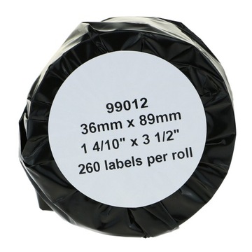 ЭТИКЕТКИ 99012 89х36мм S0722400 ДЛЯ DYMO 260 ШТ.