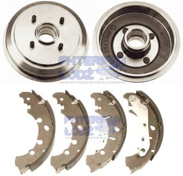 Барабаны+тормозные колодки MAZDA 2 2002-2007 г.в.