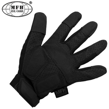 ТАКТИЧЕСКИЕ ПЕРЧАТКИ MFH ACTION Glove III ЧЕРНЫЕ M