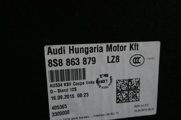 фото thumb №7, Обивка боковина багажника audi tt 8s 8s8863879