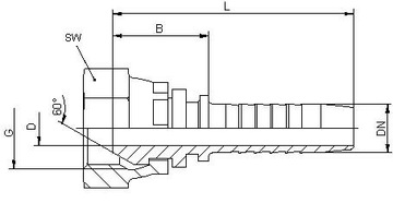 Гидравлический шланг DN10 3/8 AK1000 330бар