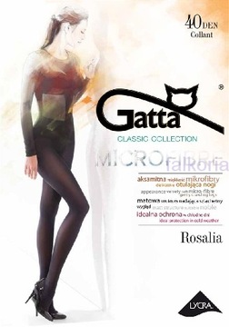 3-упаковые колготки Gatta Rosalia 40 Den 5-xl Nero