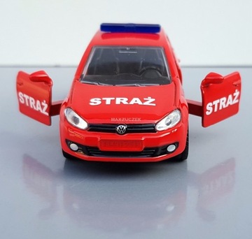 SIKU 1437 FIRE BRITAIN VW GOLF 2.0 TDI PL ВЕРСИЯ