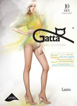 Колготки Gatta Laura 10 ден бежевые - 3