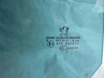 фото thumb №3, Peugeot 508 sw скло двері права задня 2014