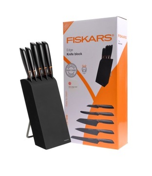 НАБОР ИЗ 5 НОЖЕЙ В БЛОКЕ FISKARS EDGE 1003099 6 ЭЛЕМЕНТОВ.