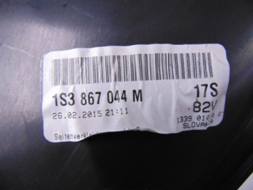 фото thumb №6, Обшивка правий задня vw up mii 3 двері 1s3867044m