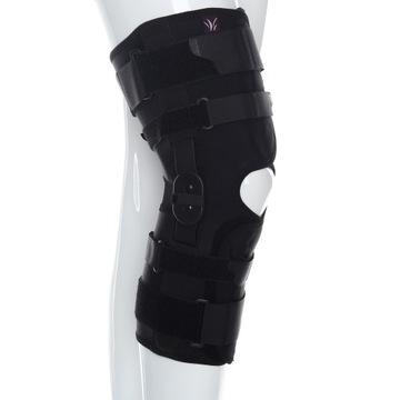 KNEE BRACE, длинный стабилизатор коленного сустава с открытыми шинами, размер L