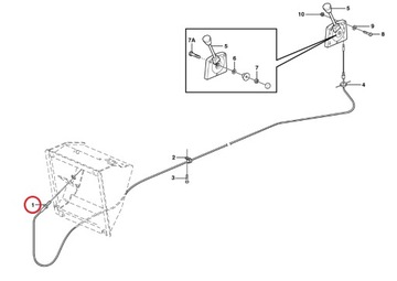 КАБЕЛЬ РУЧНОГО ГАЗА VOLVO BL71 BL61 15036422