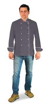 KITEL/BLUZA kucharska ELANOBAWEŁNA FARTUCHY r. 4XL