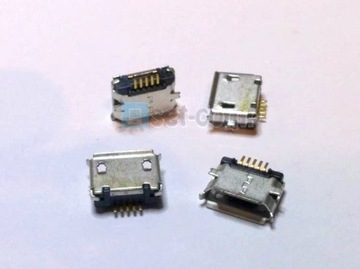 РАЗЪЕМ micro USB 2 PIN ДЛИННЫЙ 5-SMD РАСПРОДАЖА