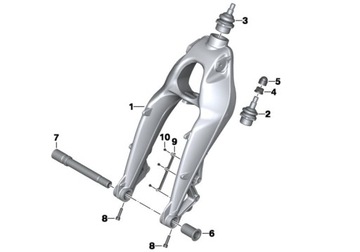 ШТИФТ РЫЧАГА УПРАВЛЕНИЯ 31447694429 BMW K1200 K1300 K1600