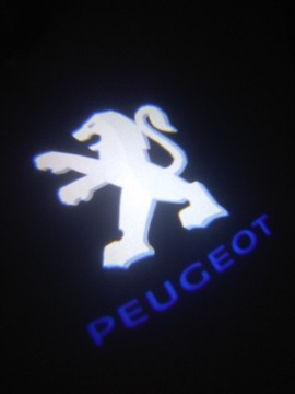 Светодиодные проекторы логотипа Peugeot 508 5008 307 607