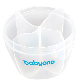 Контейнер для сухого молока Babyono, 4 отделения