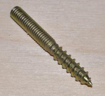 ВИНТОВЫЙ ЗАЖИМ С ДВОЙНОЙ РЕЗЬБОЙ M6X50 M 6 X 50 ДЛЯ TORX ЖЕЛТЫЙ ЦИНК 50 ШТ.