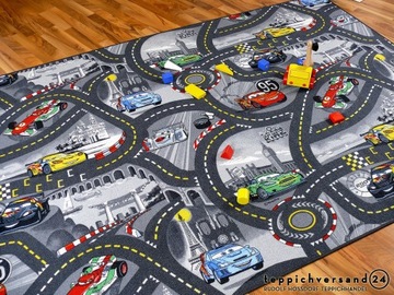 DISNEY CARS ДОРОЖНЫЙ КОВЕР УЛИЦЫ MAT CARS 300x350 ZIG