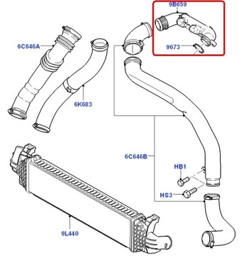 фото thumb №5, Ford focus mk2 1,6 резонатор шланг труба turbo