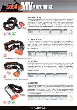 #MAGGI blokada U-lock BLACK TWIN 2 homologacja