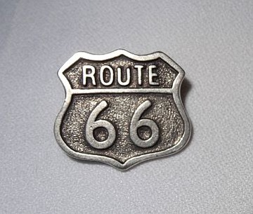 Украшение значка с болтом ROUTE 66