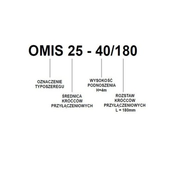 Насос циркуляционный ОМИС 25-80/180 для печи Омни ГИДРОС