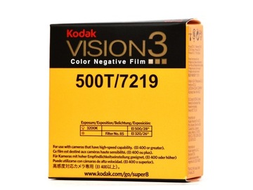 Цветная пленка Kodak Vision3 500T для фотоаппарата Super 8 S8