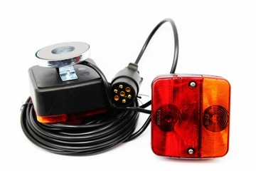 LAMPY TYLNE NA MAGNES ŻAROWKA H1 12V PRZYCZEPKI