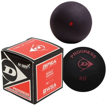 DUNLOP SQUASH BALLS, набор из 3 штук на выбор